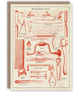 Card - Woodworker's Tools by Pattern Book Press