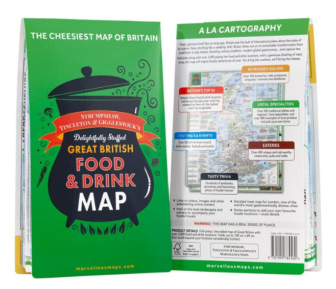 British Food & Drink Map (folded)